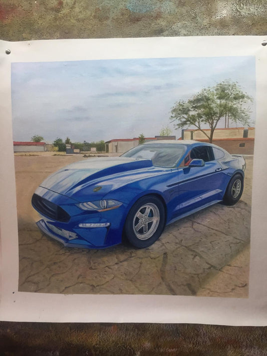 Blue Velocity: Modern Power in Stillness